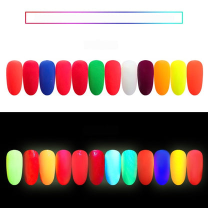 12-Color Fluorescent Nail Art Powder Set In A Barbie-Style Clear Box    Home Decor Supply | Online Retail | ShoreShopper.com