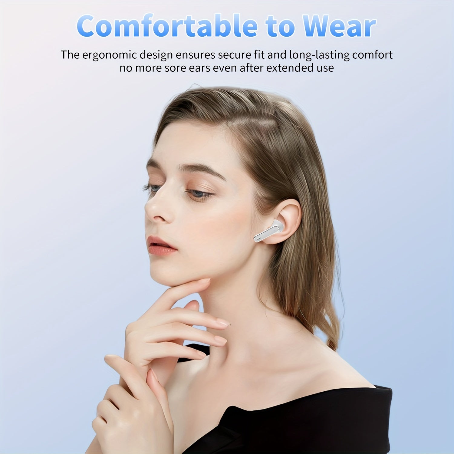 Bluetooth Earphones, Bluetooth Earbuds, In Ear Earphones, Wireless Earphones, with LED Power Display Charging Case, Bluetooth 5.4 Earphones, True Wireless Bluetooth Earphones, Playback Time Of 40 Hours, Wireless Noise Cancell    Home Decor Supply | Online Retail | ShoreShopper.com