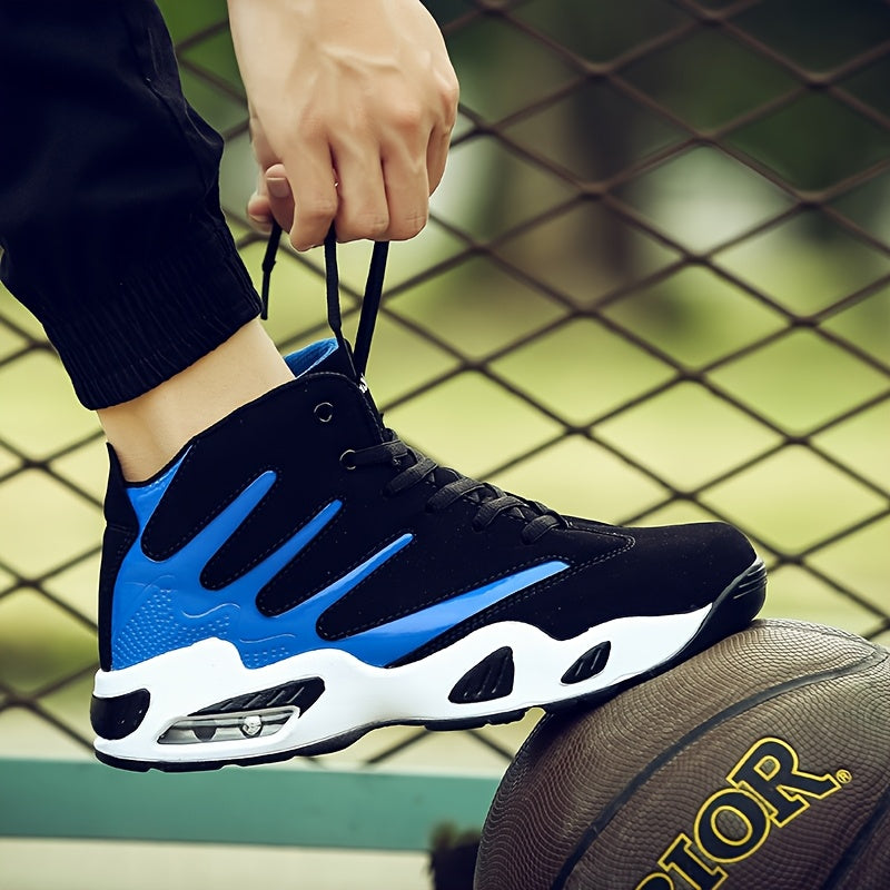 Professional Basketball Shoes for Men, Comfortable High-top Breathable Non-slip Shock Absorbing Lace-up Cushion Sneakers for Training, Running And Stepping    Home Decor Supply | Online Retail | ShoreShopper.com