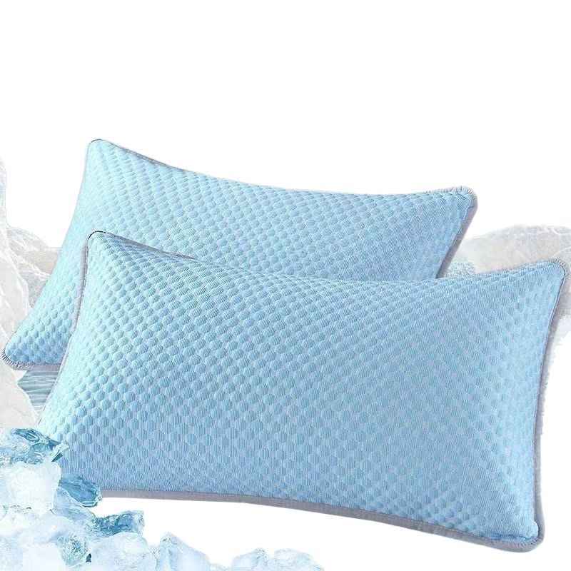 Summer Ice Silk Pillowcase Solid Color Household Solid Color