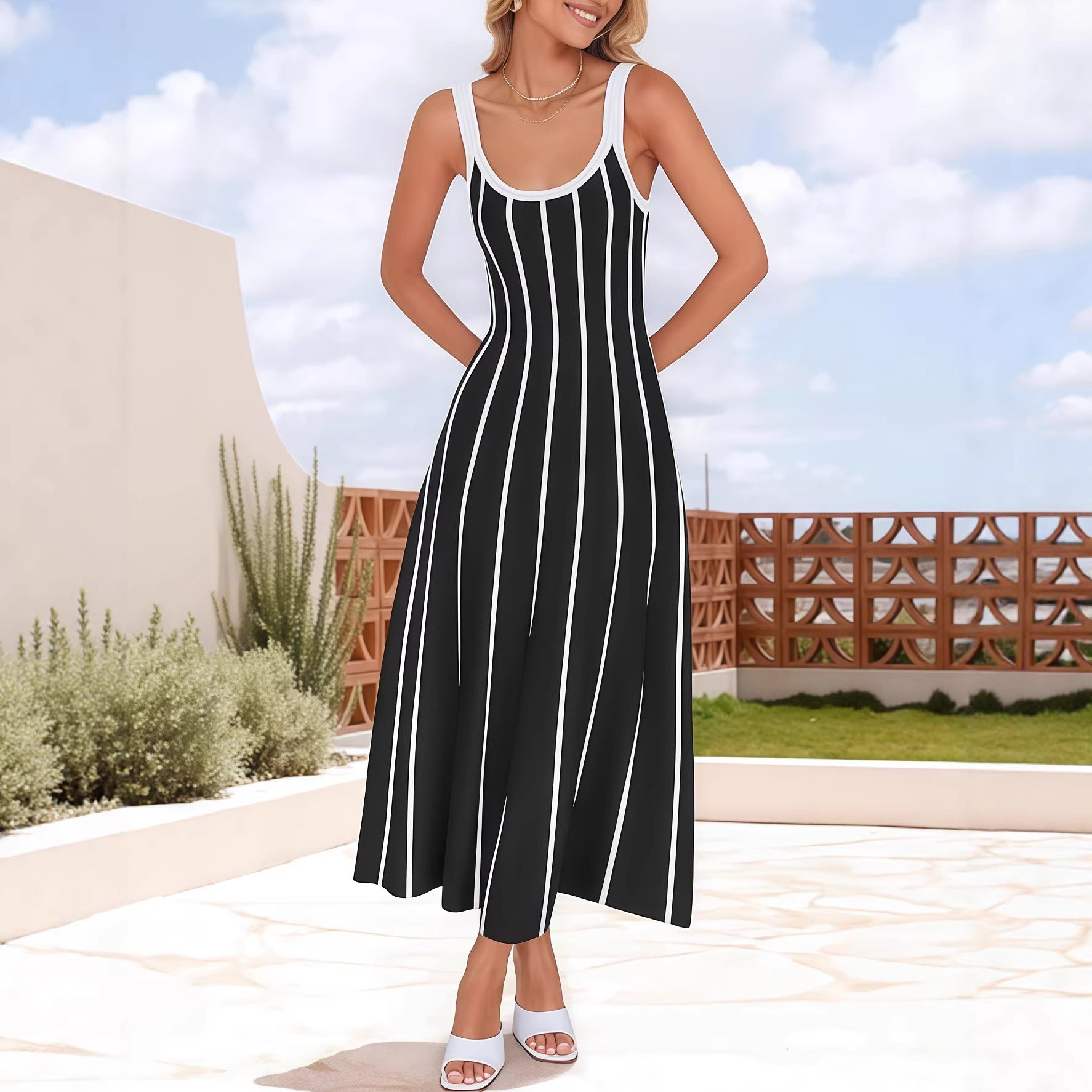 Womens Striped Slip Dress    Home Decor Supply | Online Retail | ShoreShopper.com