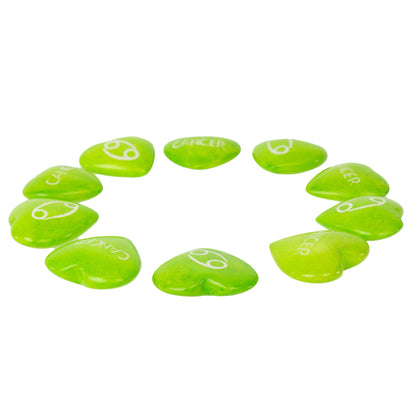 Zodiac Soapstone Hearts, Pack of 5: CANCER    Home Decor Supply | Online Retail | ShoreShopper.com