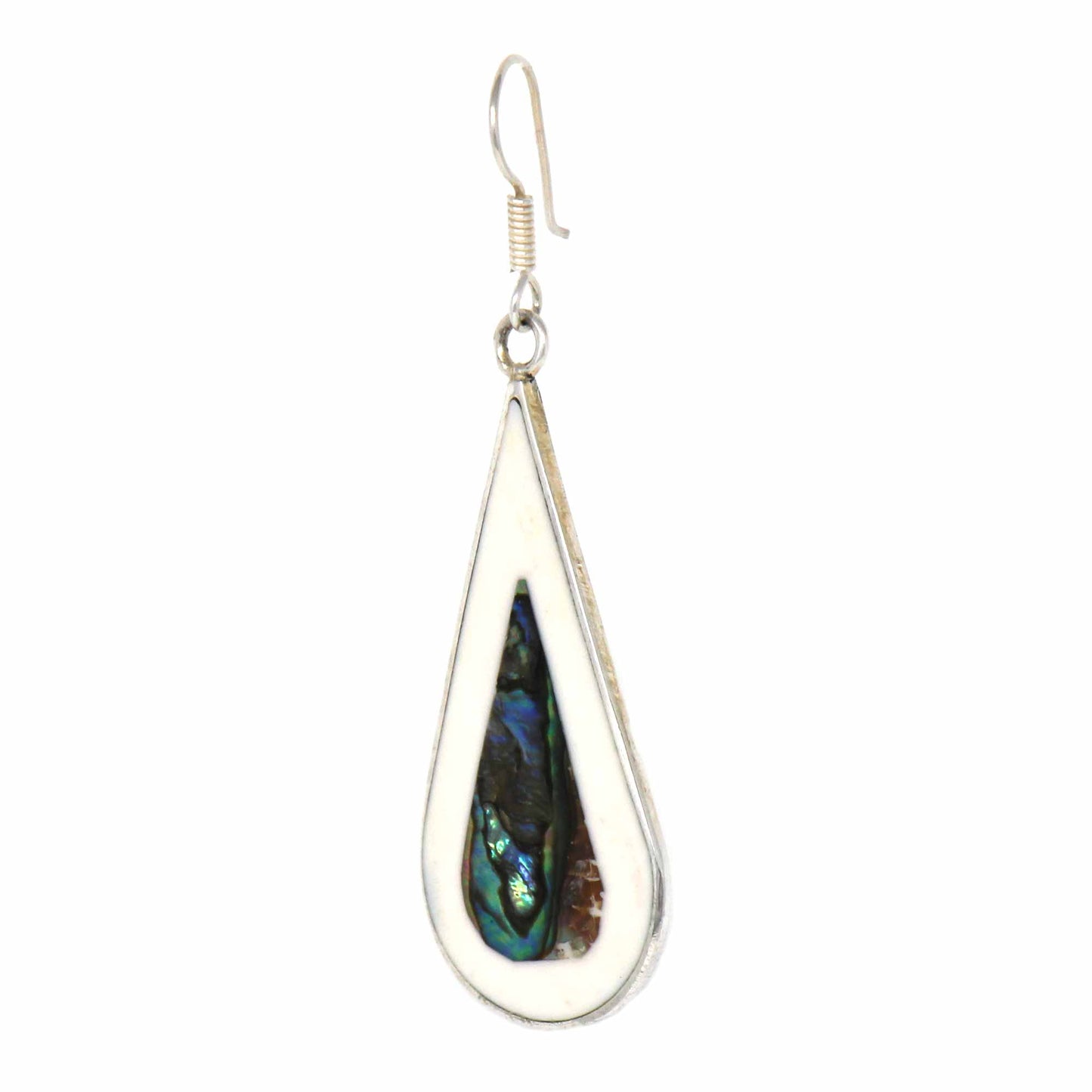 Teardrop Abalone and Mother of Pearl Drop Earrings    Home Decor Supply | Online Retail | ShoreShopper.com