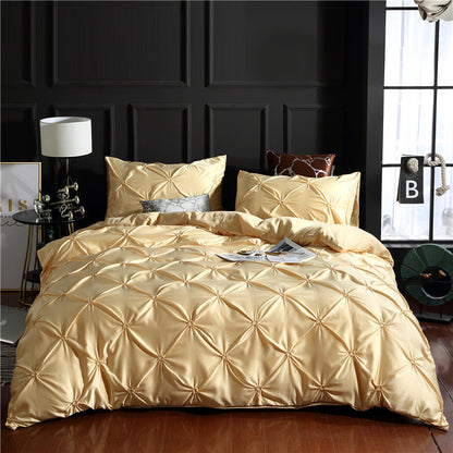 Three-piece Solid Color Bed Sheet Duvet Cover    Home Decor Supply | Online Retail | ShoreShopper.com