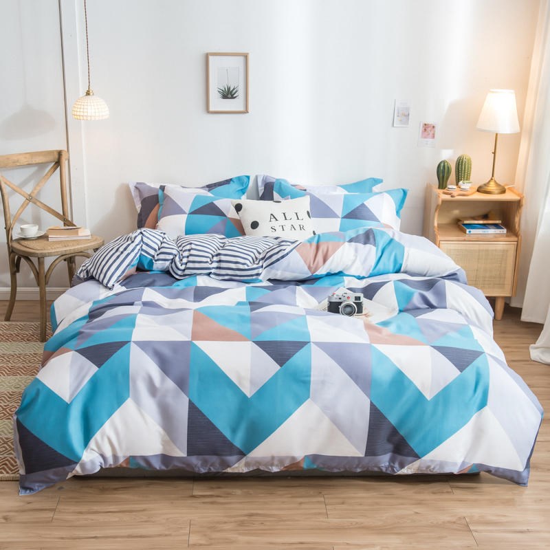 Cover Set Bed Cotton Quilt Bedsheet Bedding Duvet Fitted    Home Decor Supply | Online Retail | ShoreShopper.com