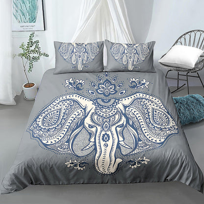 3D Digital Printing Bed Cartoon Kit Animal Elephant    Home Decor Supply | Online Retail | ShoreShopper.com