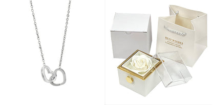 Rotating Soap Flower Rose Gift Box Creative Rotating Rose Jewelry Packaging Box Valentine's Day Gift For Women    Home Decor Supply | Online Retail | ShoreShopper.com