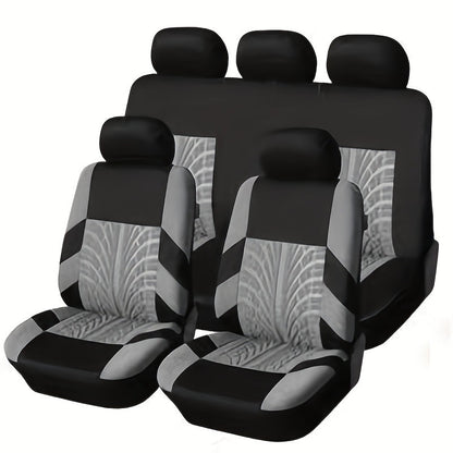 Tire Track Seat Covers Breathable Universal Set of 5    Home Decor Supply | Online Retail | ShoreShopper.com