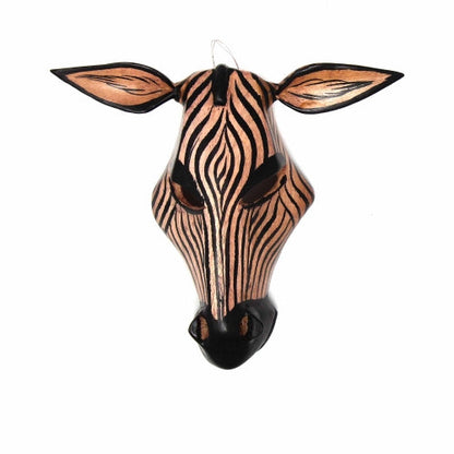 Wood Zebra Mask Wall Hanging    Home Decor Supply | Online Retail | ShoreShopper.com
