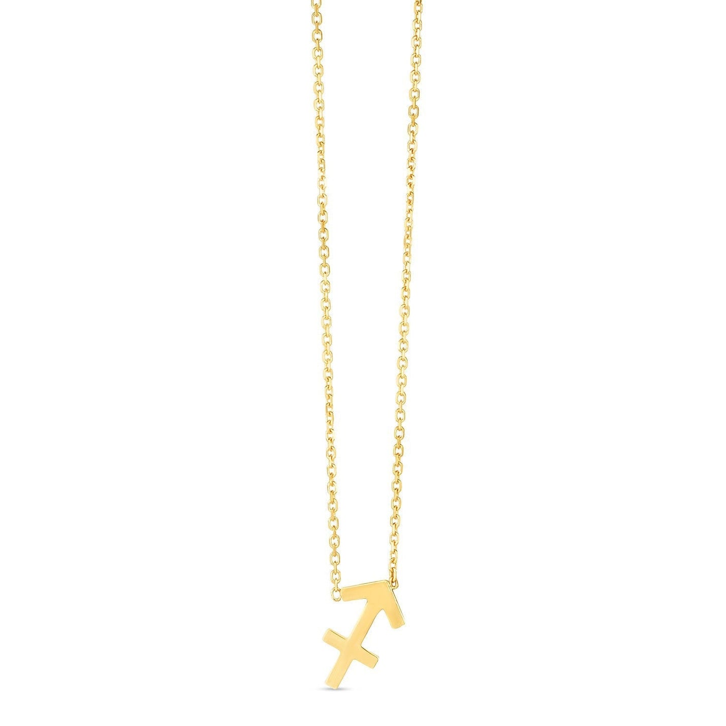 14K Yellow Gold Sagittarius Necklace    Home Decor Supply | Online Retail | ShoreShopper.com