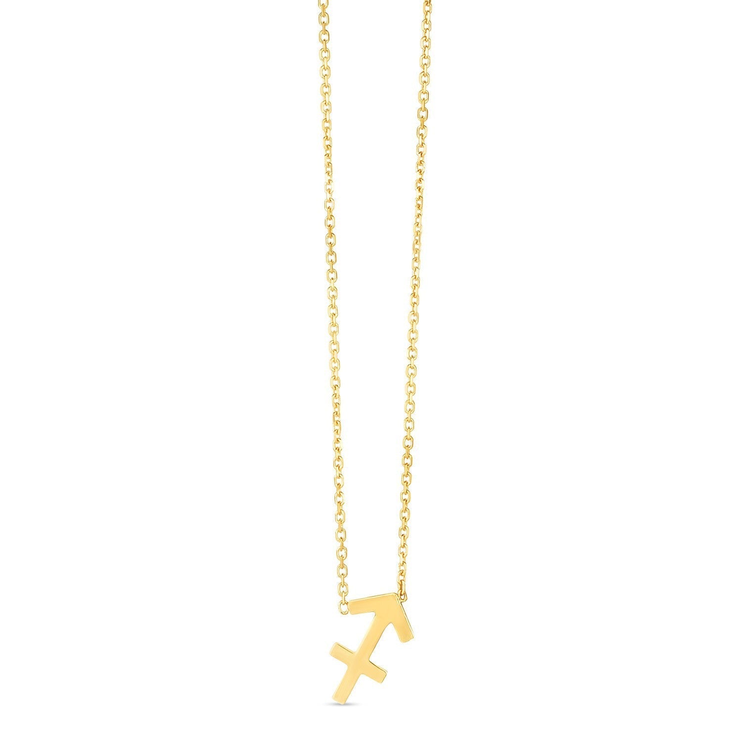 14K Yellow Gold Sagittarius Necklace    Home Decor Supply | Online Retail | ShoreShopper.com
