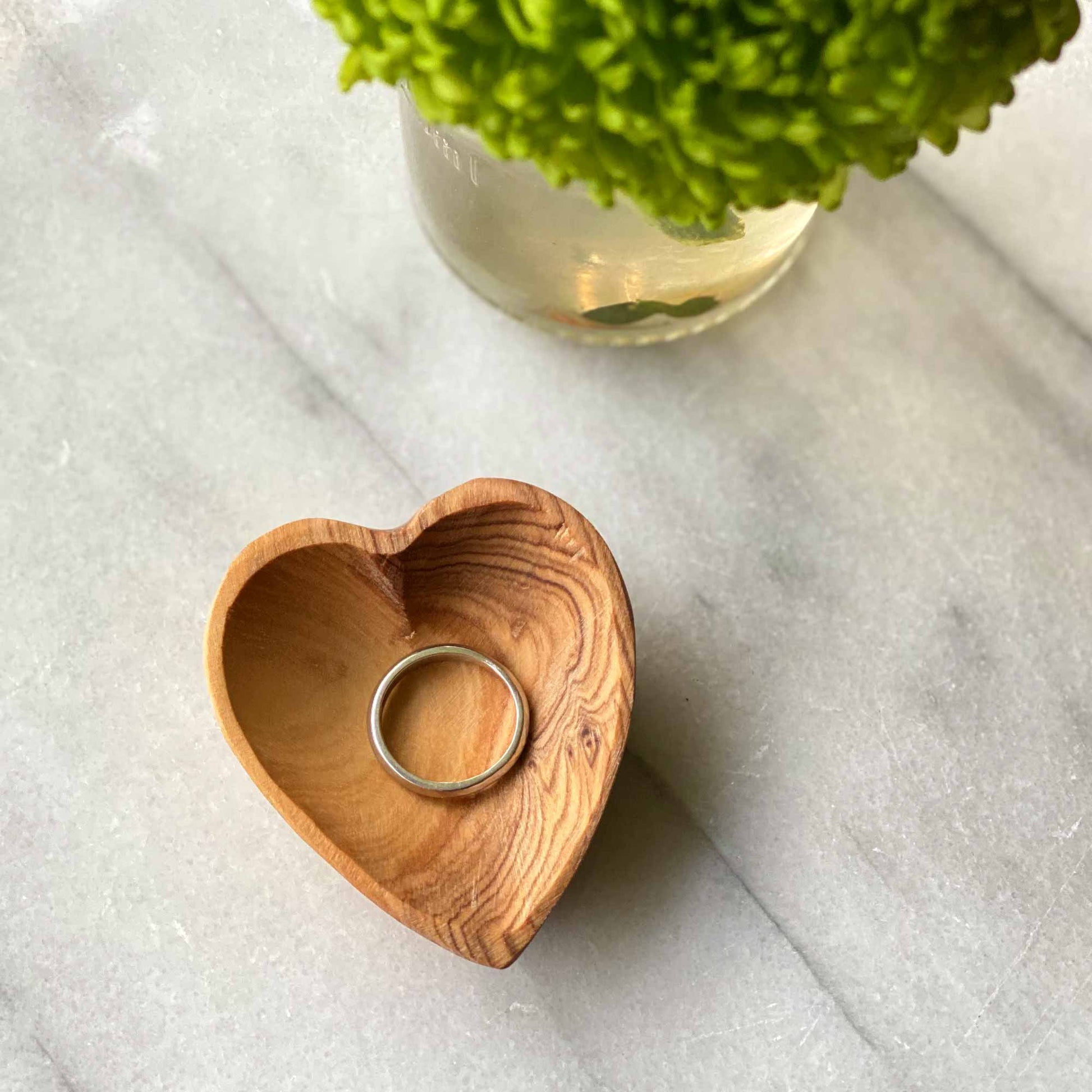 Petite Olive Wood Heart Trinket Bowls - Set of 2    Home Decor Supply | Online Retail | ShoreShopper.com