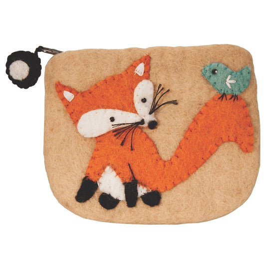 Felt Coin Purse - Fox - Wild Woolies (P)    Home Decor Supply | Online Retail | ShoreShopper.com