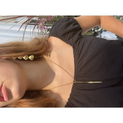 Geometric Tiered Brass Drop Earrings    Home Decor Supply | Online Retail | ShoreShopper.com