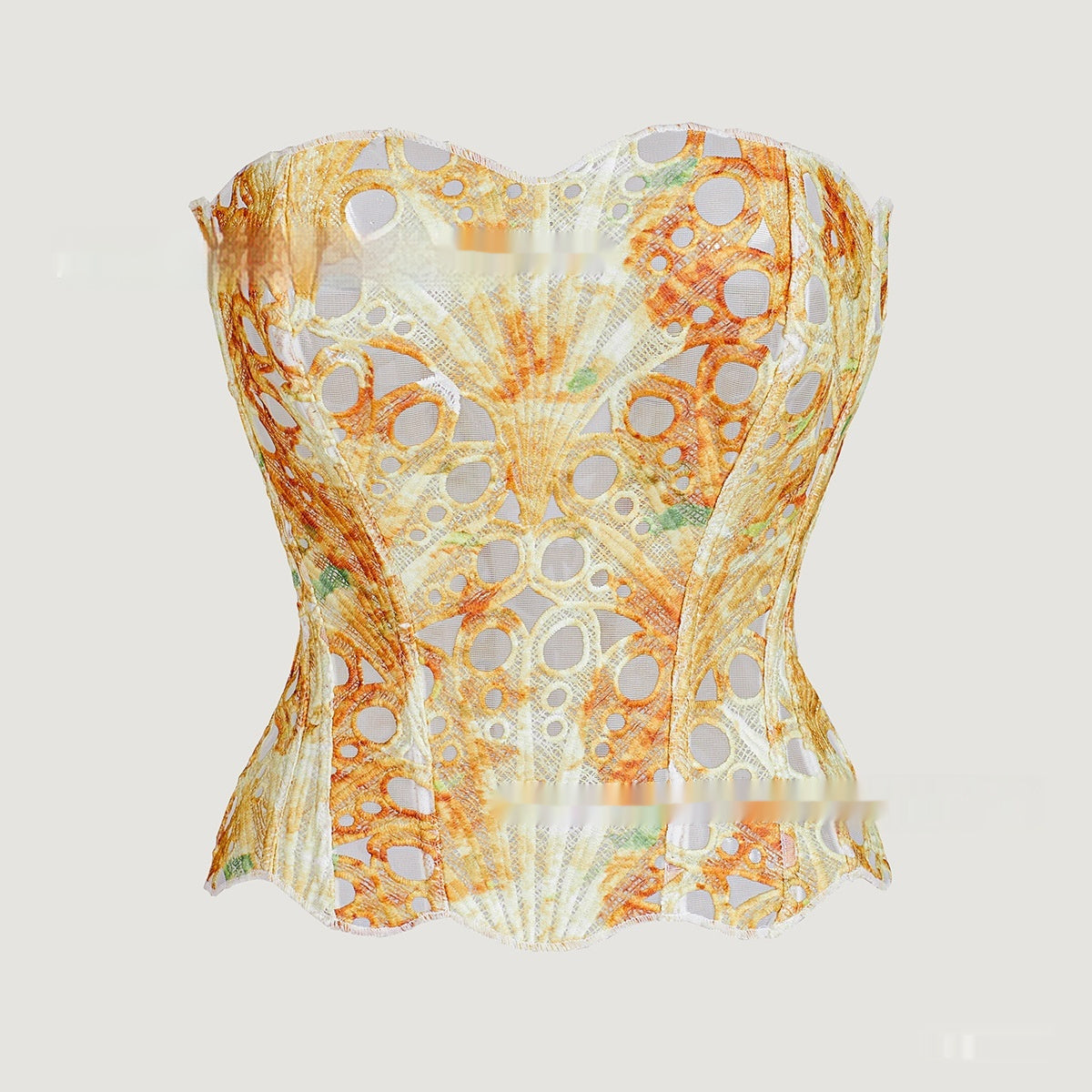 Sexy Hollow Out Corset Top Women Lace Double-layer Streetwear Party Club Corset Clothing    Home Decor Supply | Online Retail | ShoreShopper.com