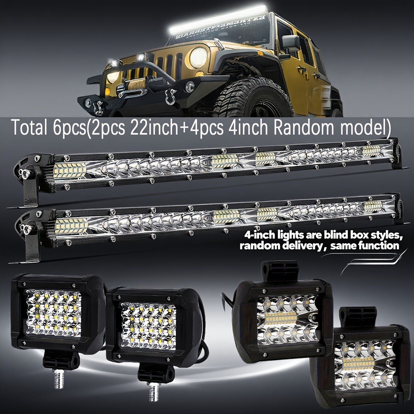 Pro-Series LED Off-Road Light Bar & Work Light Pods | 4" - 21" Weatherproof Lighting Kits    Home Decor Supply | Online Retail | ShoreShopper.com