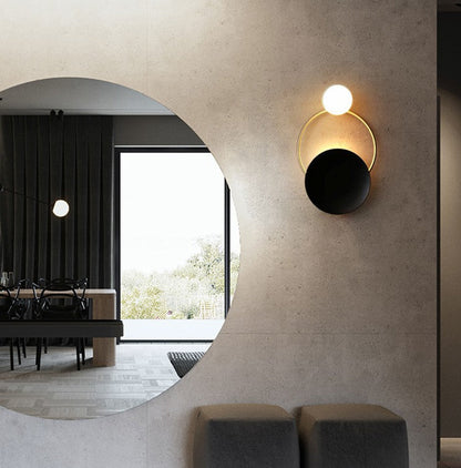 Post-modern Ring Wall Lamp Hotel Restaurant Innovative Ring Wall Lamp    Home Decor Supply | Online Retail | ShoreShopper.com