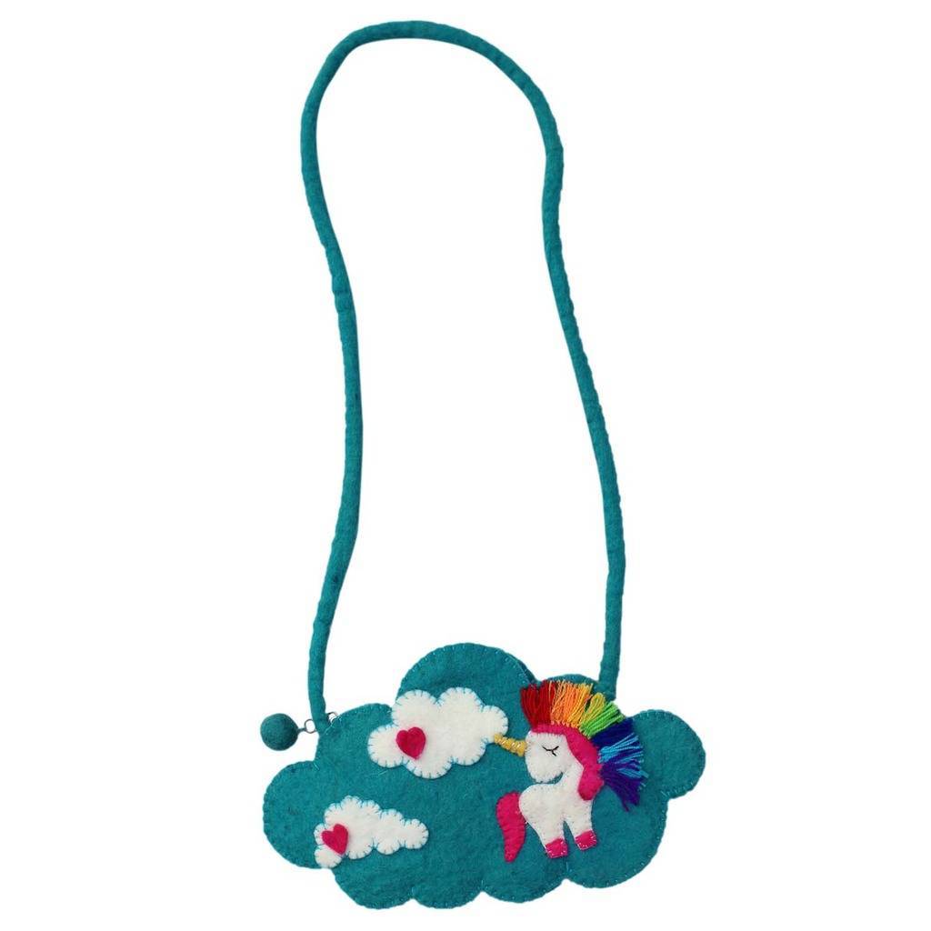 Felt Unicorn Shoulder Bag - Global Groove    Home Decor Supply | Online Retail | ShoreShopper.com