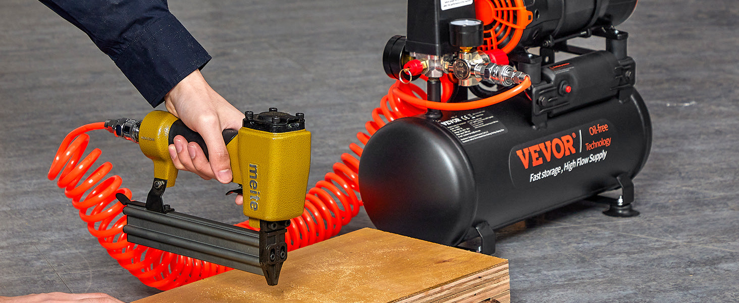 VEVOR Silent Air Compressor 900W 1450W 1800W Quiet Oil-free Portable Air Pump for Home Repair Tire Inflation Whisper Compressor    Home Decor Supply | Online Retail | ShoreShopper.com