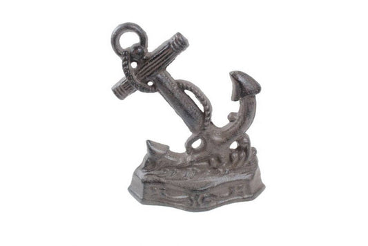 Cast Iron Anchor Door Stopper 8""    Home Decor Supply | Online Retail | ShoreShopper.com