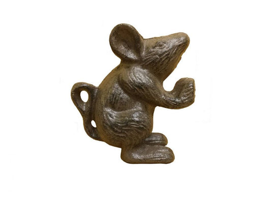 Cast Iron Mouse Door Stopper 5""    Home Decor Supply | Online Retail | ShoreShopper.com