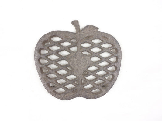 Cast Iron Apple Kitchen Trivet 6""    Home Decor Supply | Online Retail | ShoreShopper.com