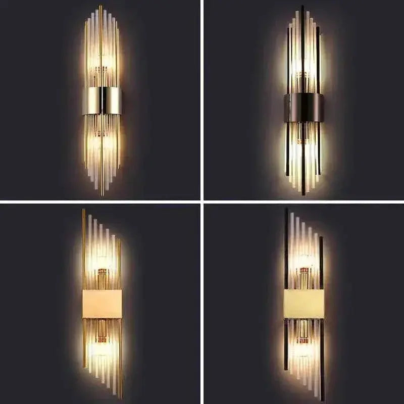 Modern LED Crystal Wall Sconce - Luxury Indoor Decorative Lighting - ShoreCo.Shop