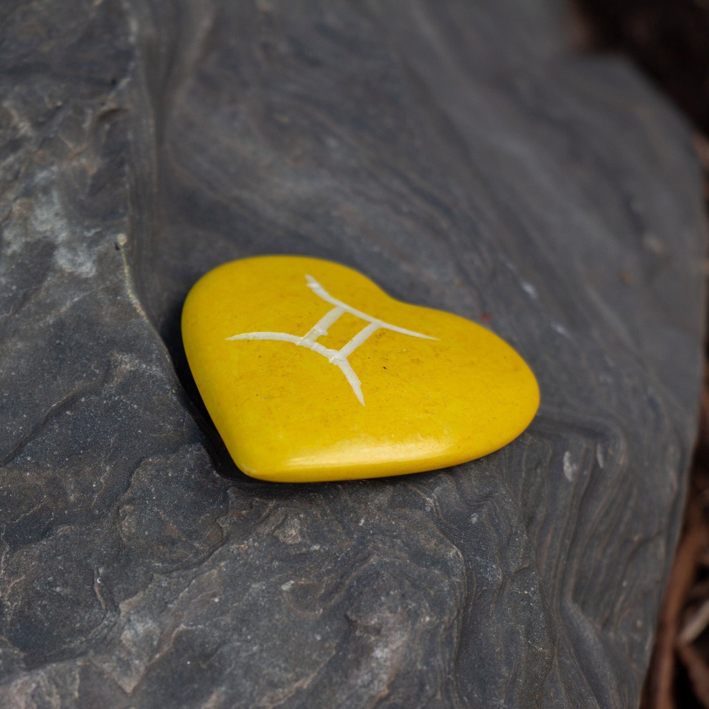 Zodiac Soapstone Hearts, Pack of 5: GEMINI    Home Decor Supply | Online Retail | ShoreShopper.com