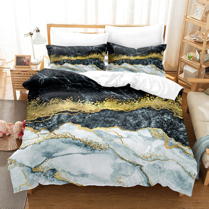 Three Art Marble Home Textile Linen Sheets    Home Decor Supply | Online Retail | ShoreShopper.com