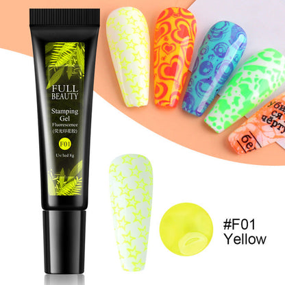 Nail Art Fluorescent Printing Glue, Nail Template Transfer Glue Hose Set    Home Decor Supply | Online Retail | ShoreShopper.com