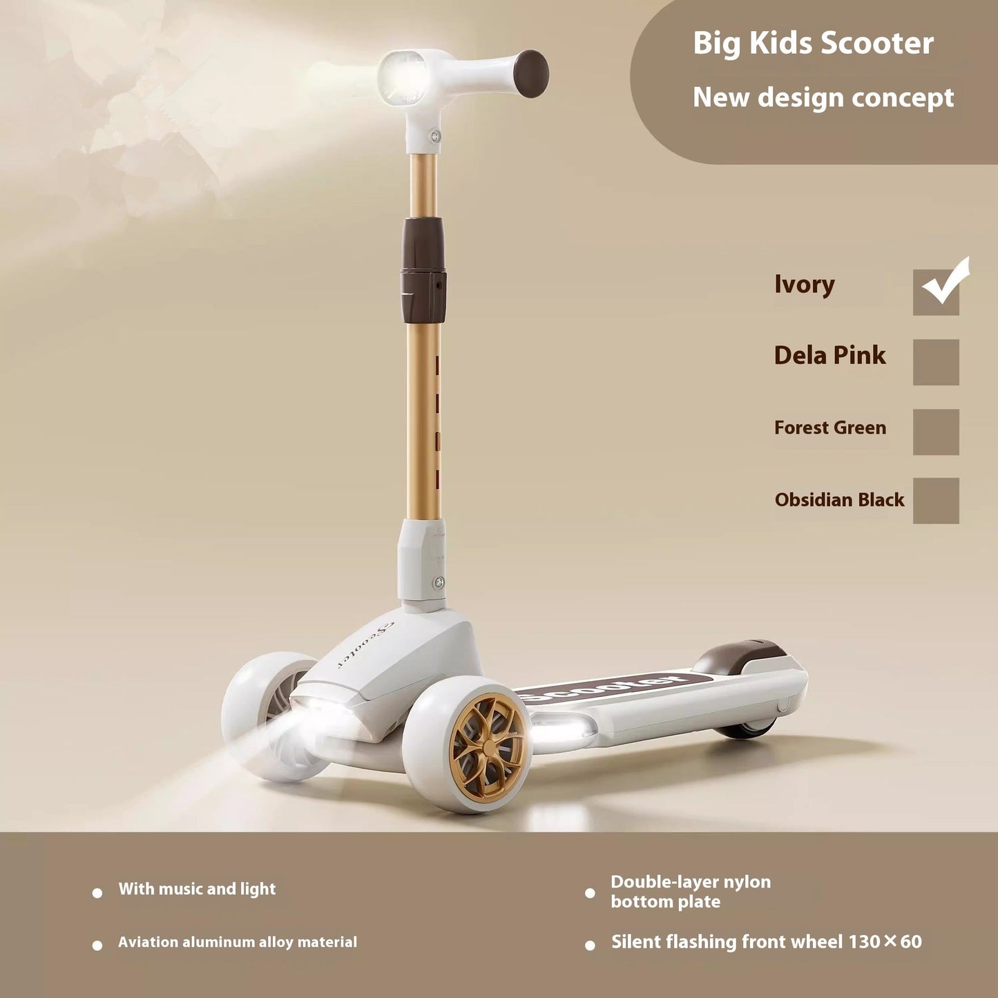 Foldable Scooter Music And Lighting    Home Decor Supply | Online Retail | ShoreShopper.com