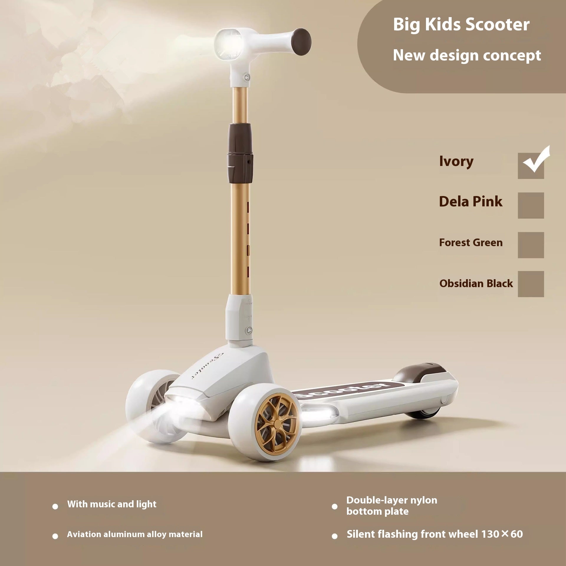 Foldable Scooter Music And Lighting    Home Decor Supply | Online Retail | ShoreShopper.com