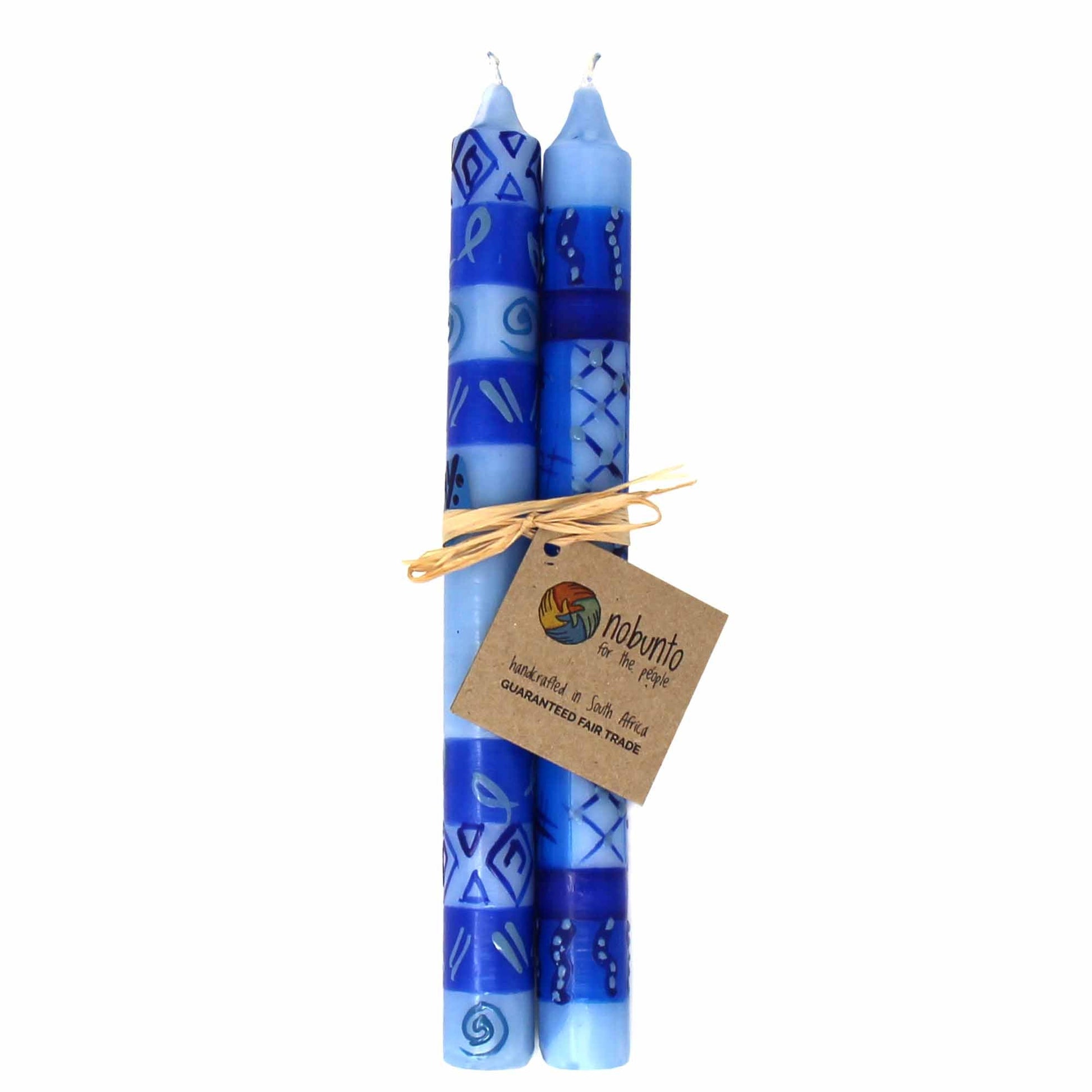 Tall Hand Painted Candles - Pair -Feruzi Design - Nobunto    Home Decor Supply | Online Retail | ShoreShopper.com