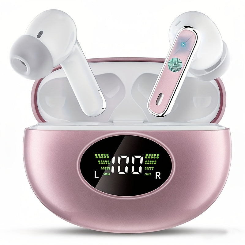 Bluetooth Earphones, Bluetooth Earbuds, In Ear Earphones, Wireless Earphones, with LED Power Display Charging Case, Bluetooth 5.4 Earphones, True Wireless Bluetooth Earphones, Playback Time Of 40 Hours, Wireless Noise Cancell    Home Decor Supply | Online Retail | ShoreShopper.com