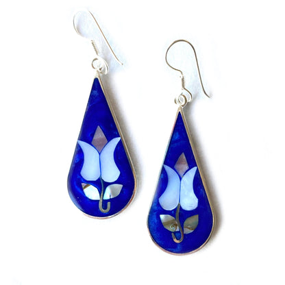 Tulip Abalone Teardrop Earrings    Home Decor Supply | Online Retail | ShoreShopper.com