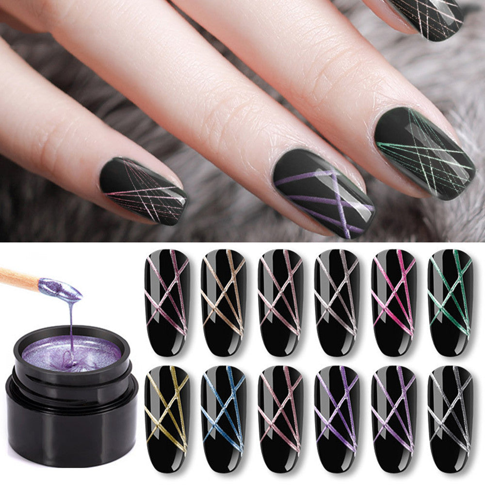 Nail Art Metal Brushed Nail Glue Painting    Home Decor Supply | Online Retail | ShoreShopper.com