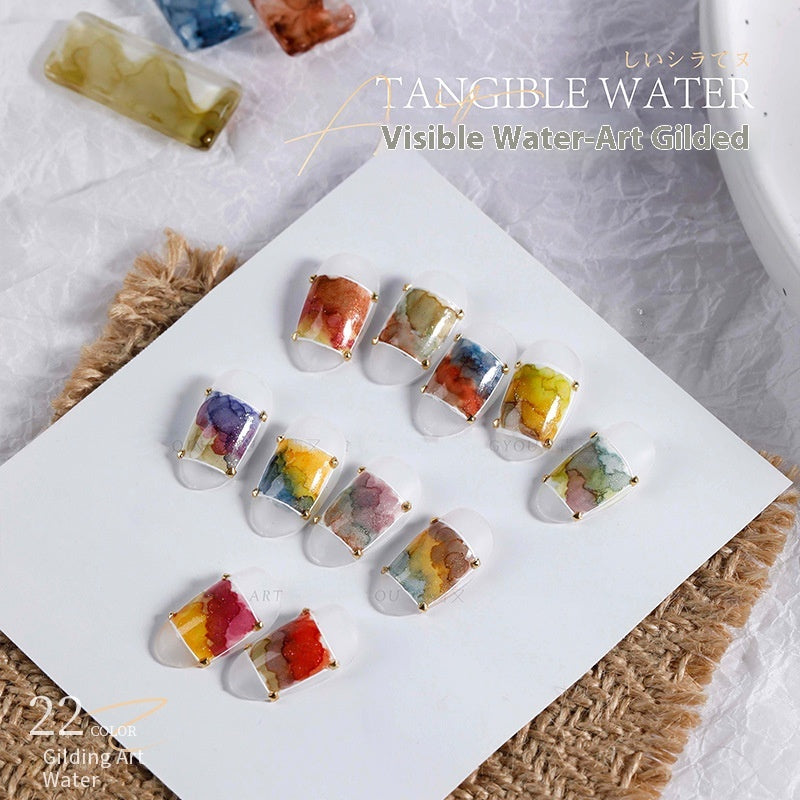 Quick-drying Nail Art Watercolor Shading Fluid Pearlescent Gradient Ink White Gilding Smoke    Home Decor Supply | Online Retail | ShoreShopper.com