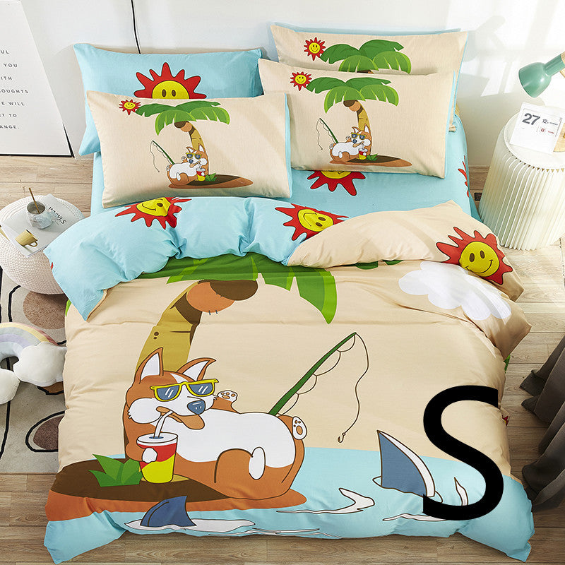 Home Textile Cute Cartoon Children Bed Sheet Bed Sheet Quilt Cover Bedding    Home Decor Supply | Online Retail | ShoreShopper.com