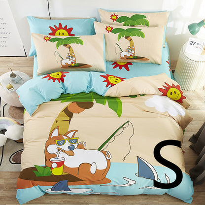 Home Textile Cute Cartoon Children Bed Sheet Bed Sheet Quilt Cover Bedding    Home Decor Supply | Online Retail | ShoreShopper.com