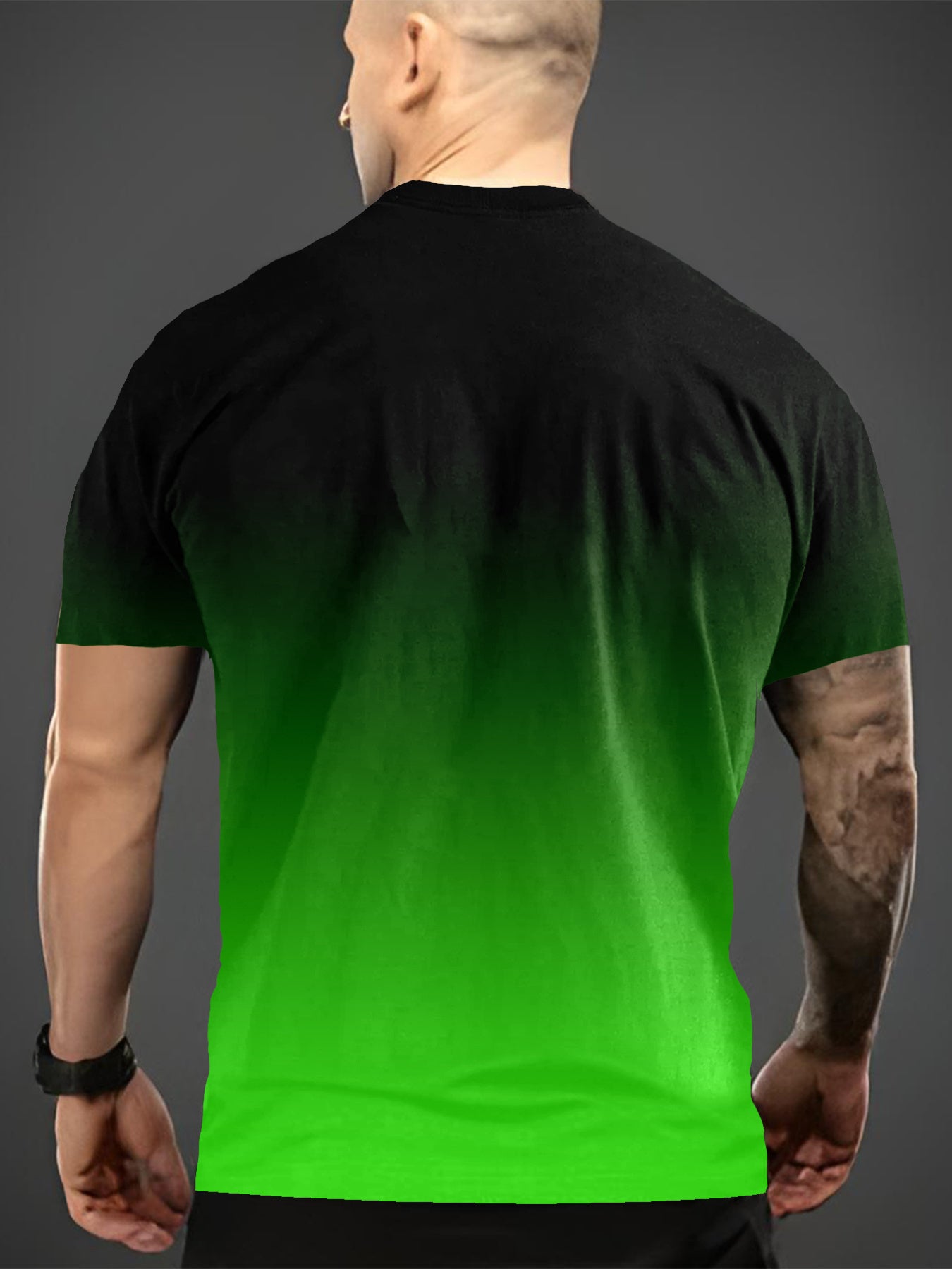 Summer Men'S 3D Digital Printing, Cool Gradual Change: "Calvin" Printed T-Shirt, Casual And Comfortable Versatile Men'S Round Neck Short Sleeves, Suitable for Daily And Sports Wear    Home Decor Supply | Online Retail | ShoreShopper.com