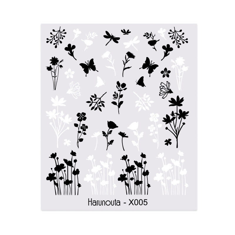 Nail Art Butterfly Sticker Flower Leaf Decal    Home Decor Supply | Online Retail | ShoreShopper.com