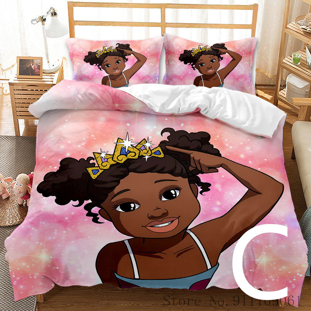 African Girl Bedding Set Children Bedroom Decoration    Home Decor Supply | Online Retail | ShoreShopper.com