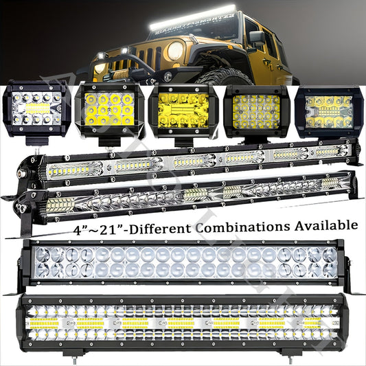 Pro-Series LED Off-Road Light Bar & Work Light Pods | 4" - 21" Weatherproof Lighting Kits    Home Decor Supply | Online Retail | ShoreShopper.com