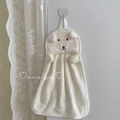 Towels Can Hang Coral Fleece Absorbent Towels To Wipe Face Bathroom Children    Home Decor Supply | Online Retail | ShoreShopper.com