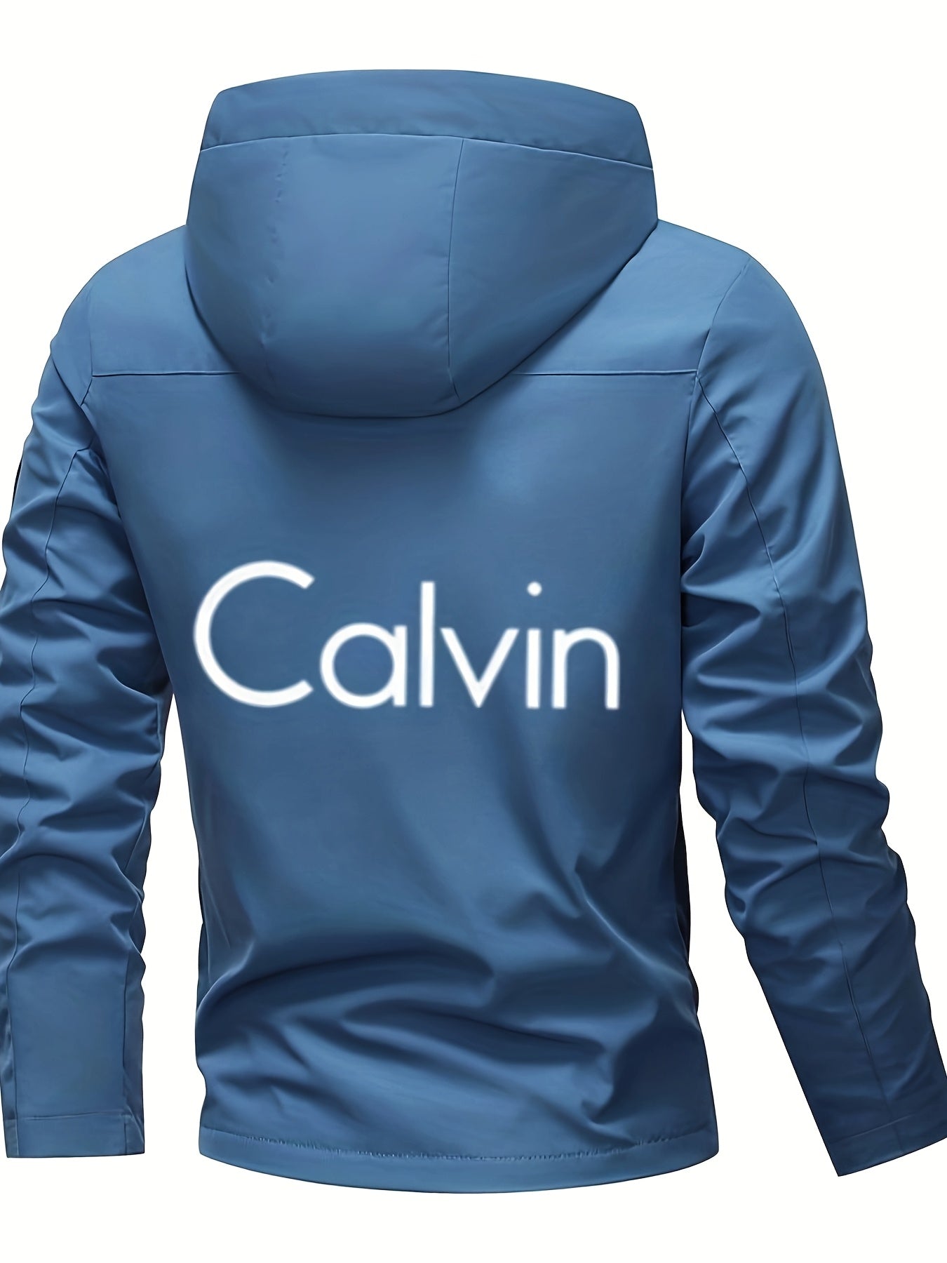 Calvin Men'S Durable Casual Hooded Motorcycle Jacket | Regular Fit, Crew Neck, Zippered Pockets, Adjustable Drawstring Hood, Machine Washable, Random Print Design, Zippered Storage, Perfect for Spring/Fall Outdoor Riding & Ca    Home Decor Supply | Online Retail | ShoreShopper.com
