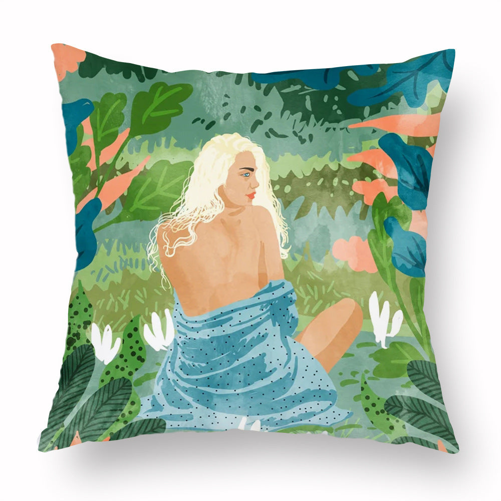 Home Fashion Simple Personality Printed Pillowcase    Home Decor Supply | Online Retail | ShoreShopper.com