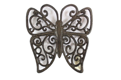 Cast Iron Butterfly Trivet 8""    Home Decor Supply | Online Retail | ShoreShopper.com
