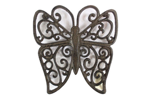 Cast Iron Butterfly Trivet 8""    Home Decor Supply | Online Retail | ShoreShopper.com
