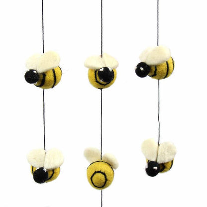Felt Beehive Mobile - Global Groove    Home Decor Supply | Online Retail | ShoreShopper.com