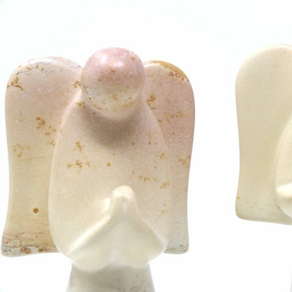 Soapstone Angel Sculpture, Natural Stone    Home Decor Supply | Online Retail | ShoreShopper.com